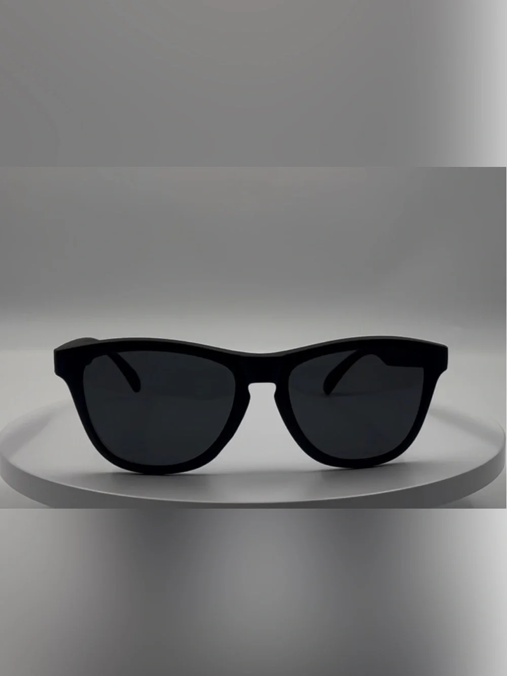Oakley Black Frame with Dark Gray Lenses Sunglasses